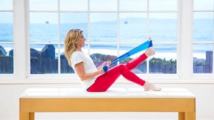 5 Pilates Theraband Exercises to Bring on Your Next Vacation